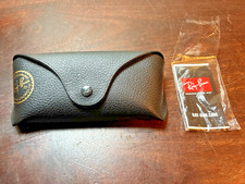 Ray Ban Glasses, Leather Snap Soft Case Only, w insert, Luxotica