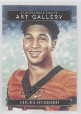 2021 Sage Premier Draft Art Gallery Chuba Hubbard #AG-25 0y59