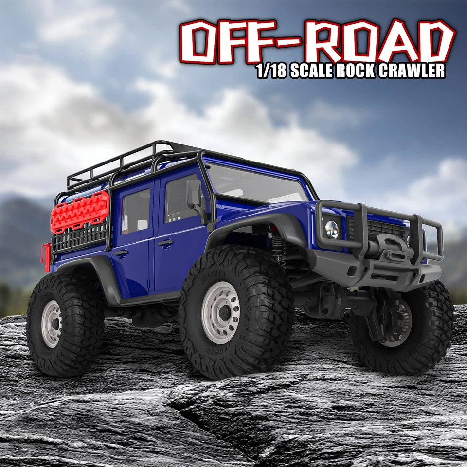 1/18 Nuevo Remo RC Rock Crawler Truck 1893-SL Todoterreno 2.4G Control Remoto Coches RC Foto 2 de 4