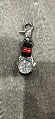 Craftsman Watch with Tape Measure Pocket Watch Silver Tone