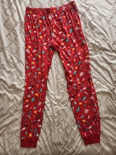Women's Holiday Time Christmas Pajama Pants Size Small
