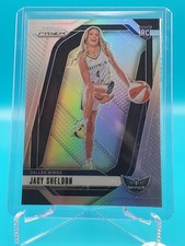 2024 Panini Prizm WNBA #141 Silver Prizm Variation Jacy Sheldon RC Dallas Wings