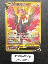 GALARIAN MOLTRES V 183/172 SEGRETO RARO STELLE BRILLANTI POKEMON HOLO NM