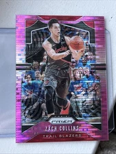 2019-20 Panini Prizm Prizms Pink Pulsar #116 Zach Collins 42/42