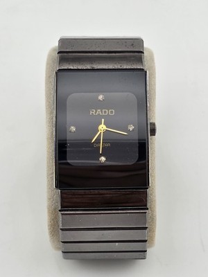 Vintage Rado Diastar Diamond Ladies Quartz Analog Watch Square