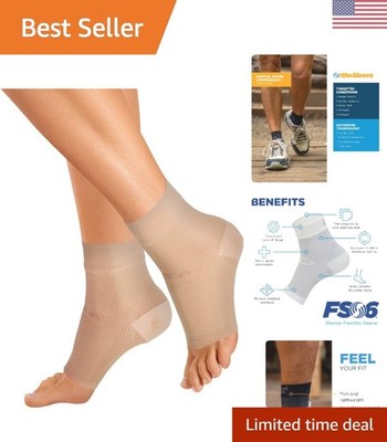 Ultimate Support FS6 Compression Foot Sleeves - Alleviate Plantar Fasciitis Pain