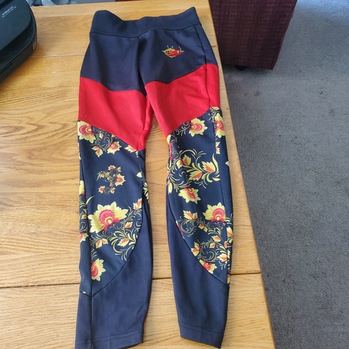 NIKE Red Gold Floral Thick Power High 