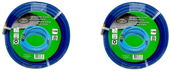 2X 10M Druckluft Schlauch Luftschlauch Kartsport Luft Druckluftschlauch K011144-image
