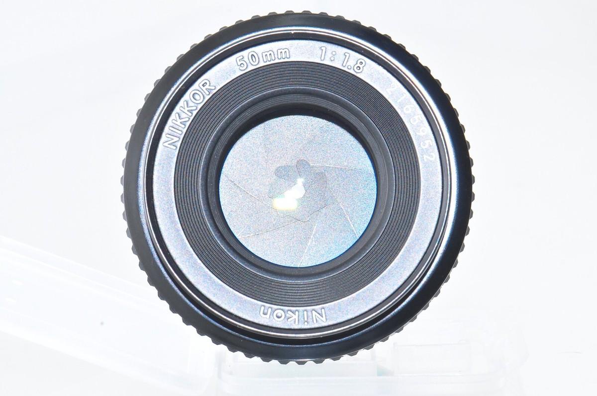 Nikon Ai-S AIS Nikkor 50mm f1.8 MF Pancake Prime Lens Fmount JAPAN