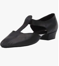 New Women's Bloch Grecian sandal dance shoe Black Size 10