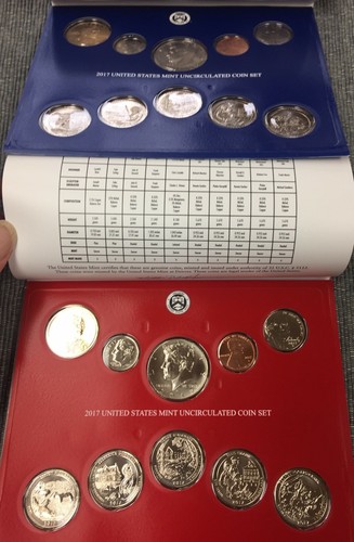 2017 United States Mint Uncirculated Coin Set 20 Coins Philadelphia & Denver P&D - Picture 2 of 3