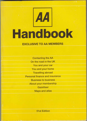 AA Buch Automobilverband Handbuch 1992 51. Auflage