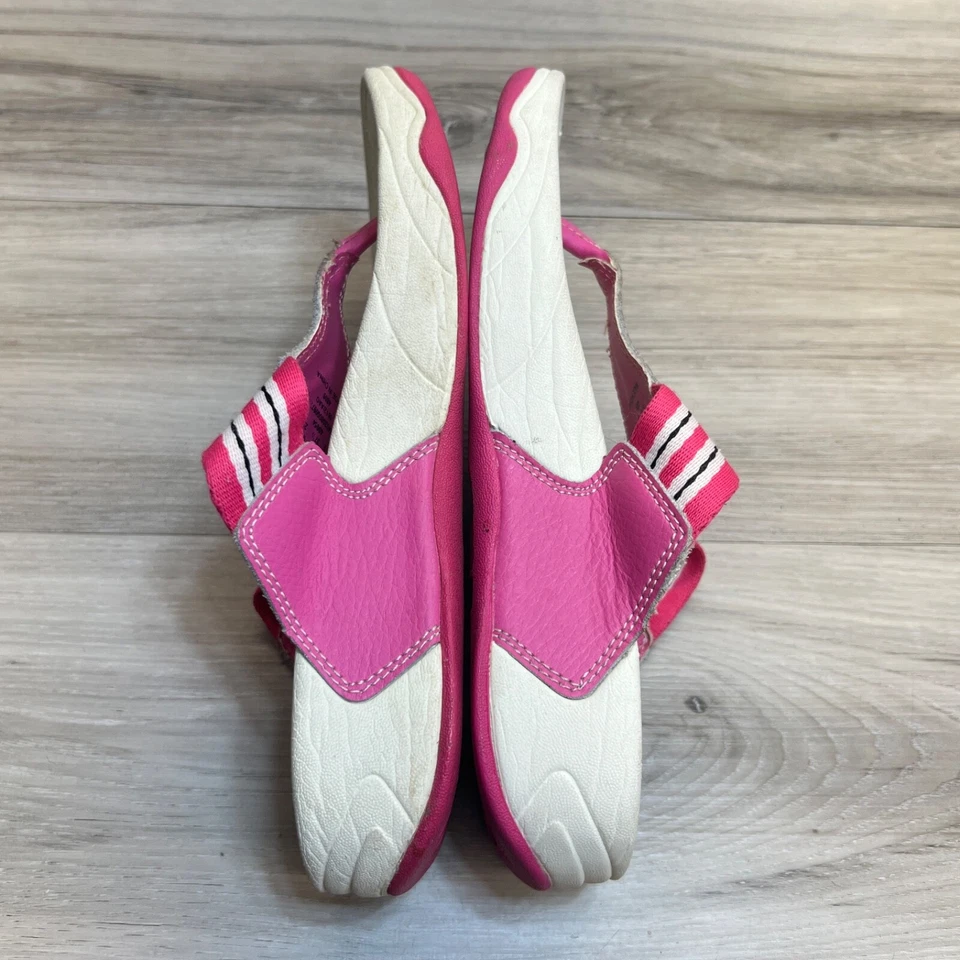 Sandálias Therashoe chinelo tanga terapia palmilha moldada couro rosa tamanho 6 - Imagem 3 de 4