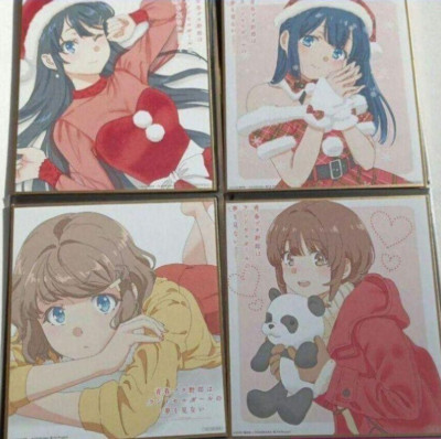 Rascal Does Not Dream of a Knapsack Kid Movie Benefit Week 2 Shikishi Full Set