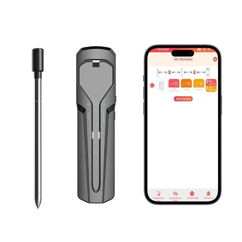 Wireless Meat Thermometer, Digital Cooking Thermometer with 500 ft Bluetooth