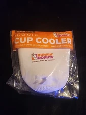 Dunkin Donuts 2018 Iconic Cup Cooler Koozie Medium 24 Oz Collectible