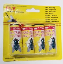 Fly Ribbon Insect Bug Glue Tape Catcher Trap Strip - U Pick  4-8-12-16-20-24-100