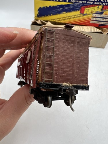 HO 1/87 Varney Missouri Pacific CATTLE CAR Vintage W/ Box Warped Sides - Picture 7 of 10