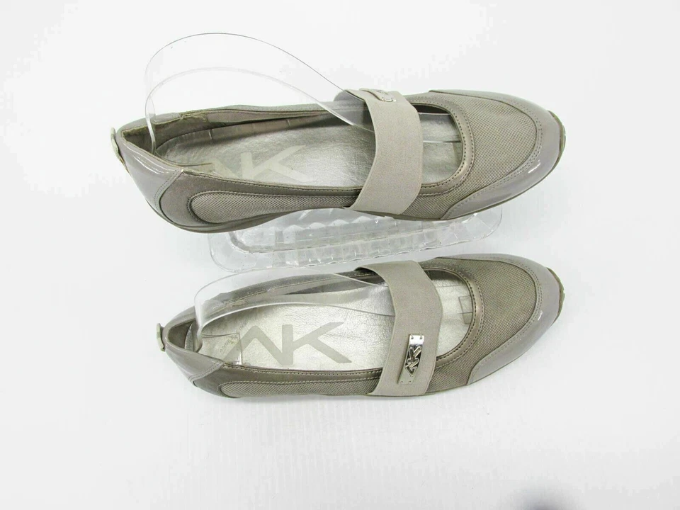 Zapato deportivo Anne Klein para mujer Argo talla 8M gris Mary Jane plano usado qp Foto 2 de 4