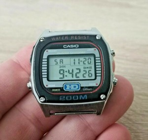 Rare Vintage Casio dw 1400 Japan mod 280 Diving Watch 200 m Stainless steel  | eBay