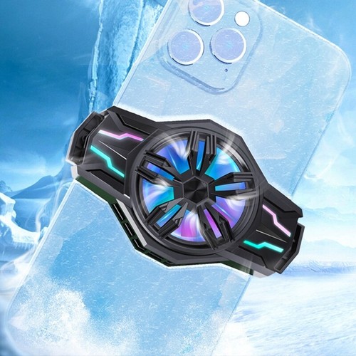 Quiet Fast Cooling Back Clip Radiator Silicone Antislip Pad For Live Streaming - Photo 5/8