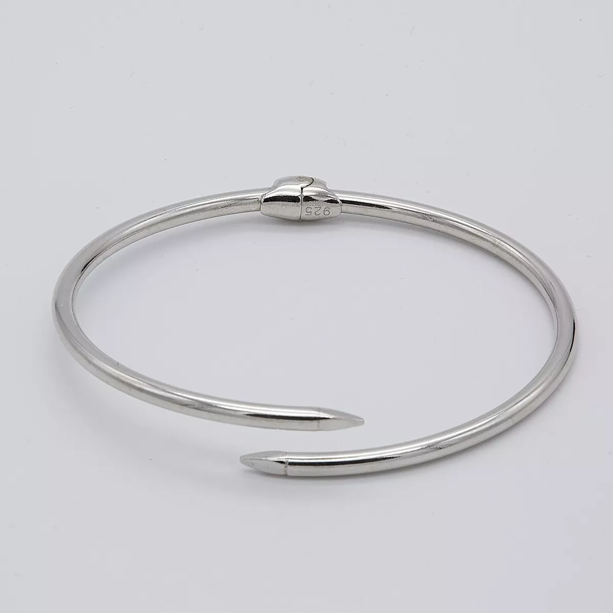 Silver clearance nail bangle