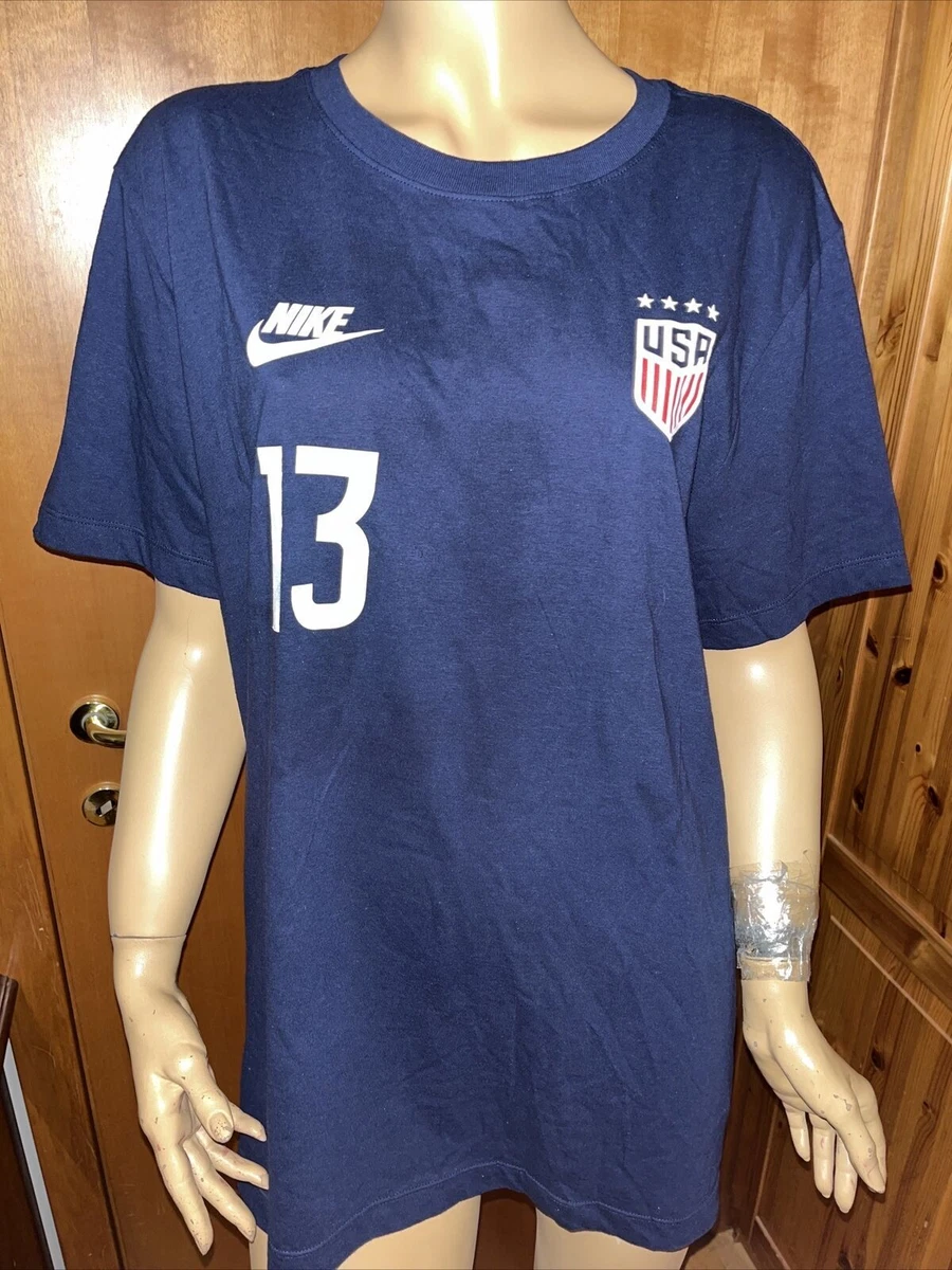 Alex Morgan 13 Nike USA Soccer Team T shirt Mens sz Large NWT