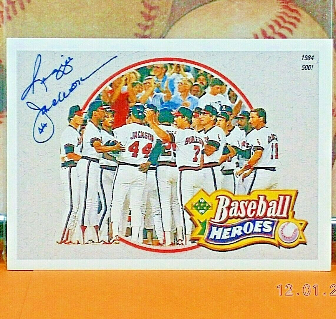 1990 UPPER DECK Baseball Heroes Card # 6/9 *** REGGIE JACKSON *** 1984