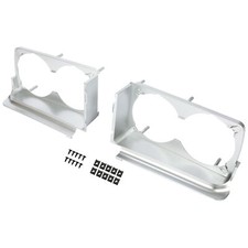 For 1971-1972 Oldsmobile Cutlass F85 Pair Headlight Bezel Headlamp Housings For 1971-1972 Oldsmobile Cutlass F85 Pair Headlight Bezel Headlamp Housings