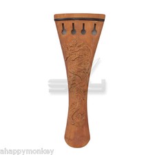 Carved Boxwood Violin Tailpiece Dragon Full Size Violin