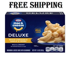 Kraft Deluxe White Cheddar & Garlic & Herbs Macaroni & Cheese Dinner (11.9oz)...