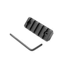 5 Slot 2" M-LOK Aluminum Picatinny Weaver Rail Section