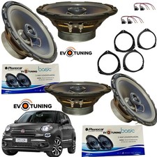 Kit 4 Casse Altoparlanti Anteriori e Posteriori 165mm per Fiat 500L - Phonocar