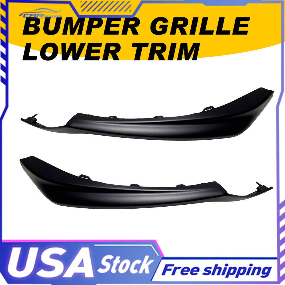 2021-2023 Toyota Camry XSE Front Lower Grille Bumper Molding Trim Pair L R