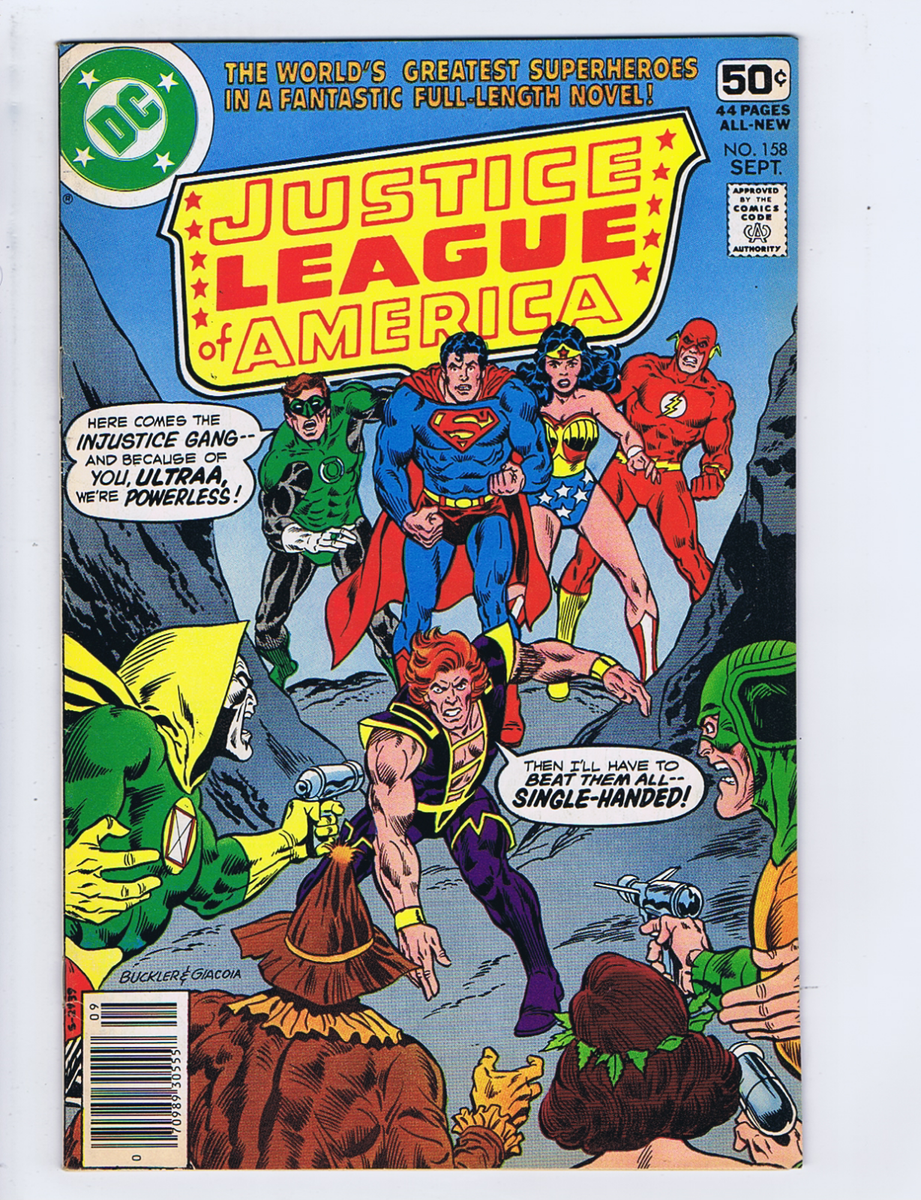 Justice League of America #158 DC 1978 the Super-Power of Negative