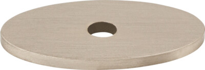 Top Knobs TK58BSN Oval Backplate Small 1 1/4'' Brushed Satin Nickel