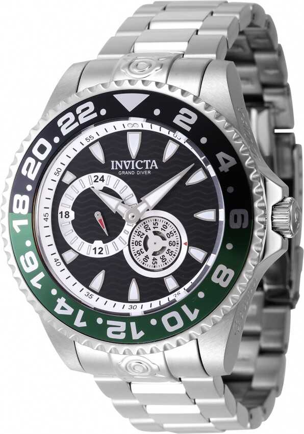 Мужские часы Invicta Pro Diver с автоматическим черным циферблатом и безелем Sprite 47301