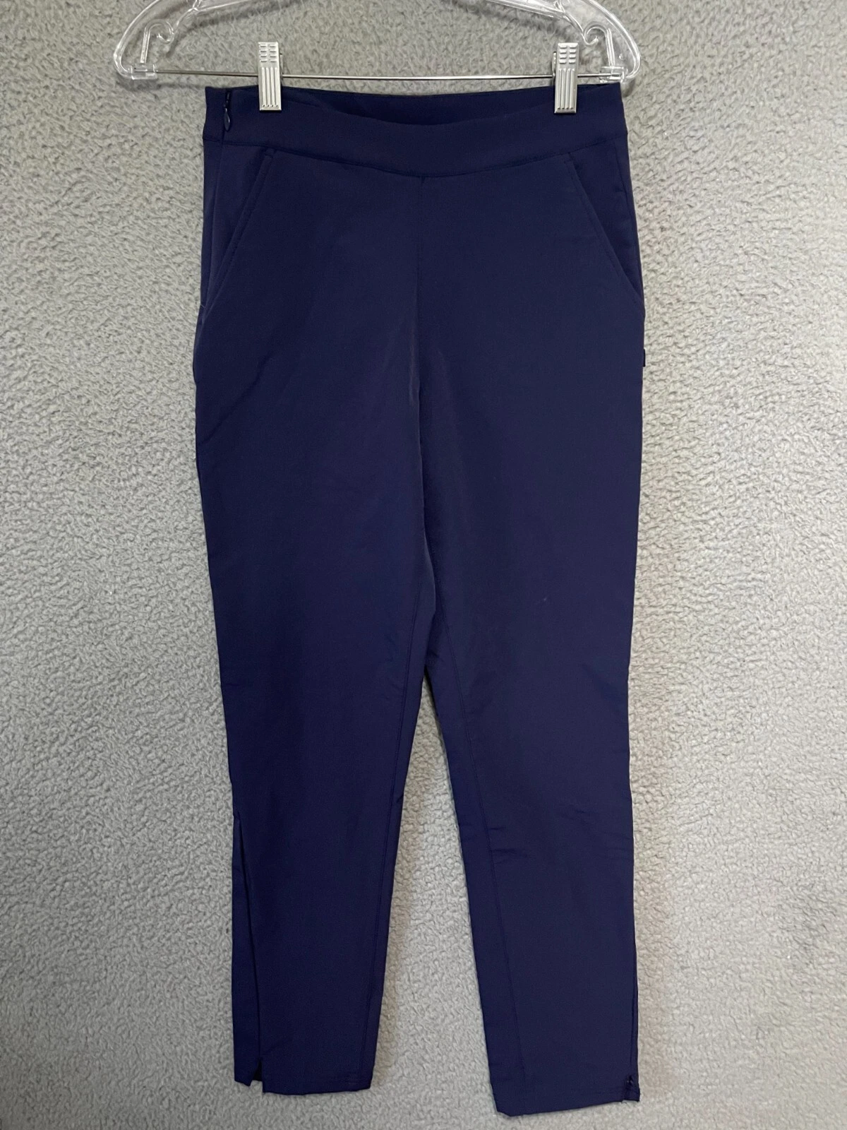 PUMA DONNA PANTALONE 7 8 TAGLIA 2XS PAVONE BLU NAVY STILE #595166 02 NUOVO