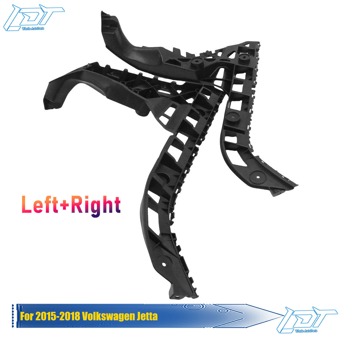 Volkswagen Jetta 2015-2018 Rear Left Right Outer Bumper Retainer