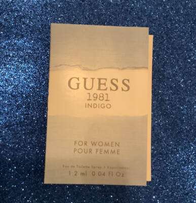 Guess 1981 Indigo by Guess for Women EDT .04 Fl. oz Sample New