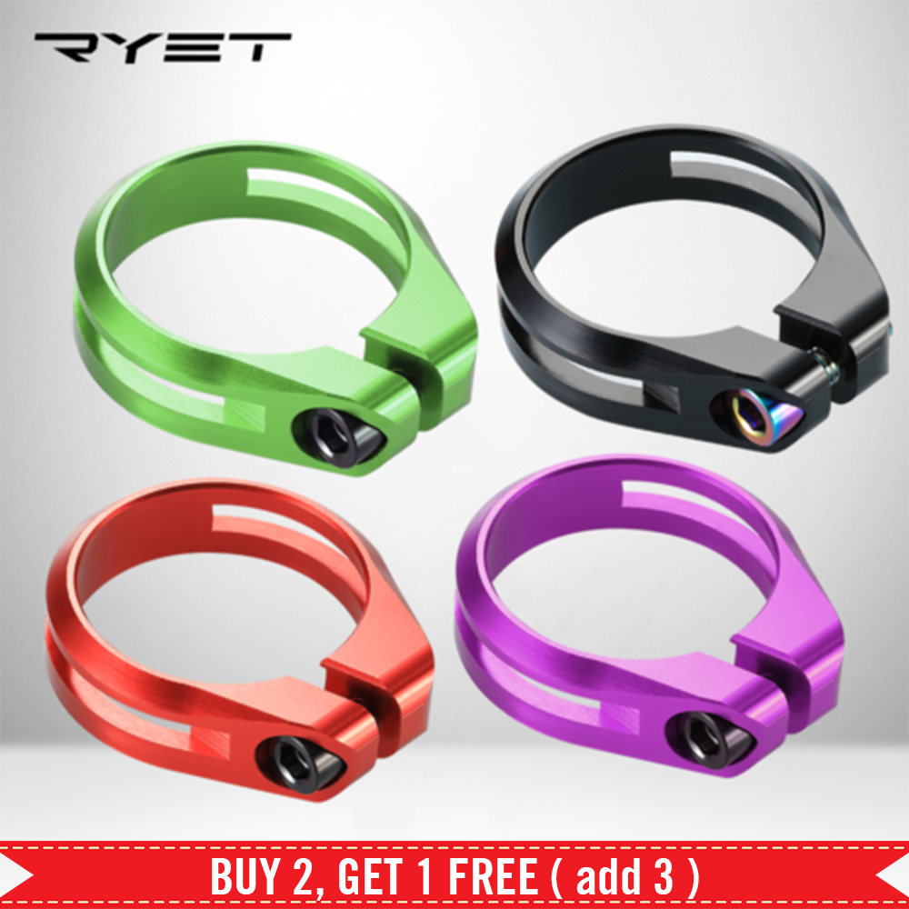 Seatpost Clamp Quick Release Seat Post Clamps Cnc 34.9mm