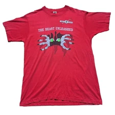 Vintage 1991 Baker College The Beast Unleashed Devil Shirt Men’s Size XL