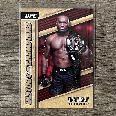 Kamaru Usman 2021 Panini UFC Instant Access History of