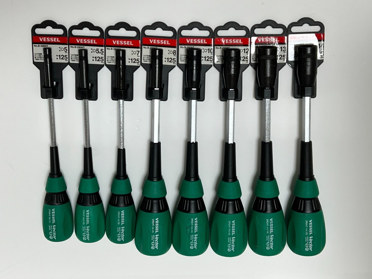 VESSEL 8 product set vector nut driver B-290NT Japan Tools