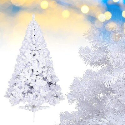 Weihnachtsbaum weiß Weihnachten Colorado künstlich 5 Fuß 6 Fuß 7 Fuß mit Metallständer Neu