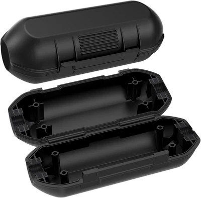 DESRON [2 Pack] Extension Cord Cover Outdoor, Connector Protector IP54 Black