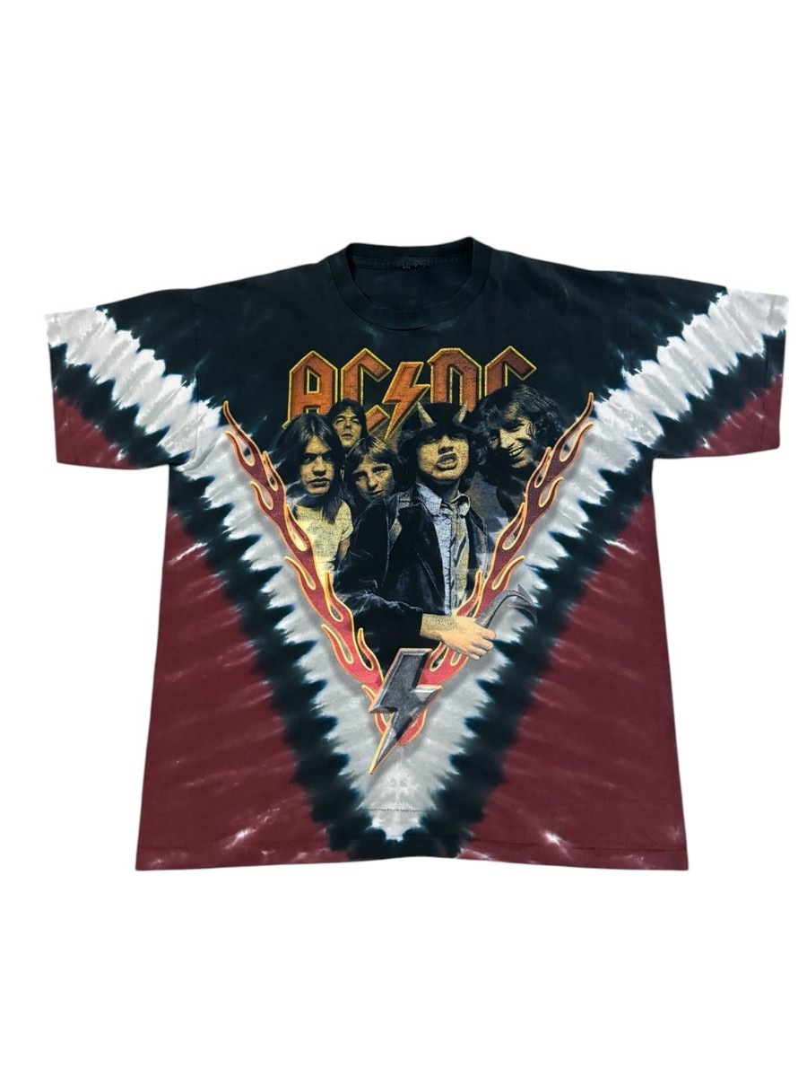 AC/DC 2000 Tour Tシャツ タイダイ XL 2000 ACDC Stiff Upper Lip Tour