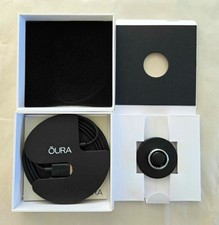 Oura - Smart Ring Gen3 Horizon Silver, Size 7 Bluetooth w/ Charger Set