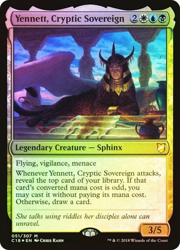 NM Foil Yennet, Cryptic Sovereign, MTG, Commander 2018, Magic the Gathering, 51