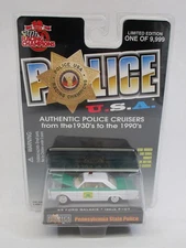 Racing Champions Police USA #107 1965 Ford Galaxie Pennsylvania State Police